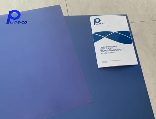 Positive CTCP Printing Plates With Laser Energy 120-140mJ/cm2 And Exposure Energy 50-85mJ/cm2 For 60000-80000 Prints